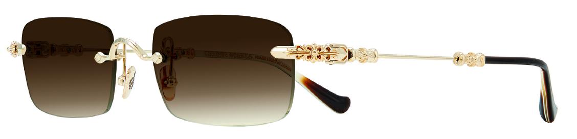 Солнцезащитные очки Chrome Hearts PILLS III MBK-MBK-P-18KGP (F22)