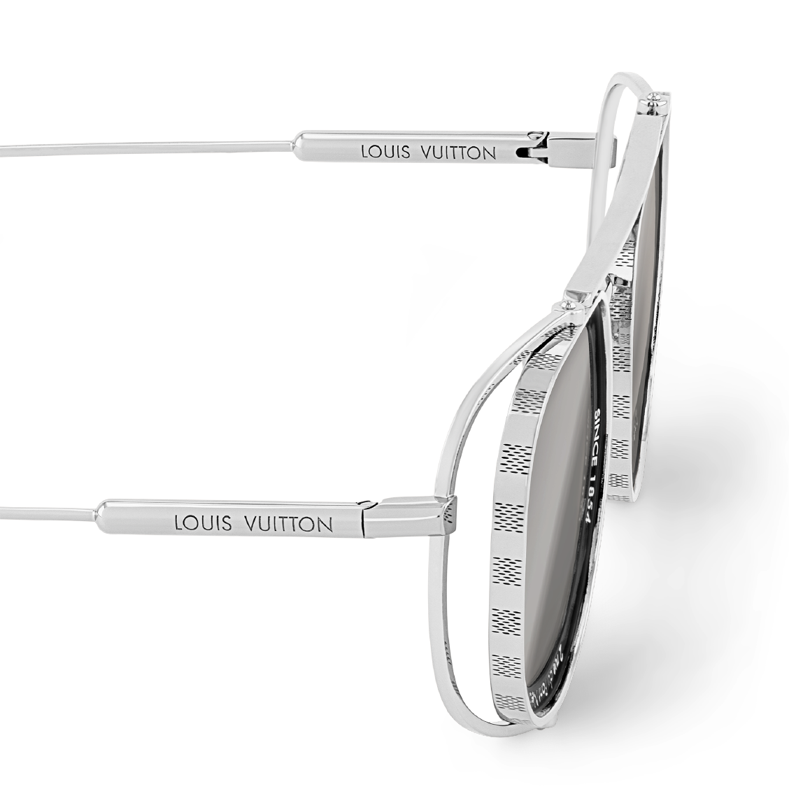 Солнцезащитные очки Louis Vuitton LV Super Vision Metal Pilot Square Z2213U