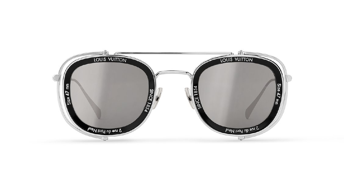 Солнцезащитные очки Louis Vuitton LV Super Vision Metal Pilot Square Z2213U