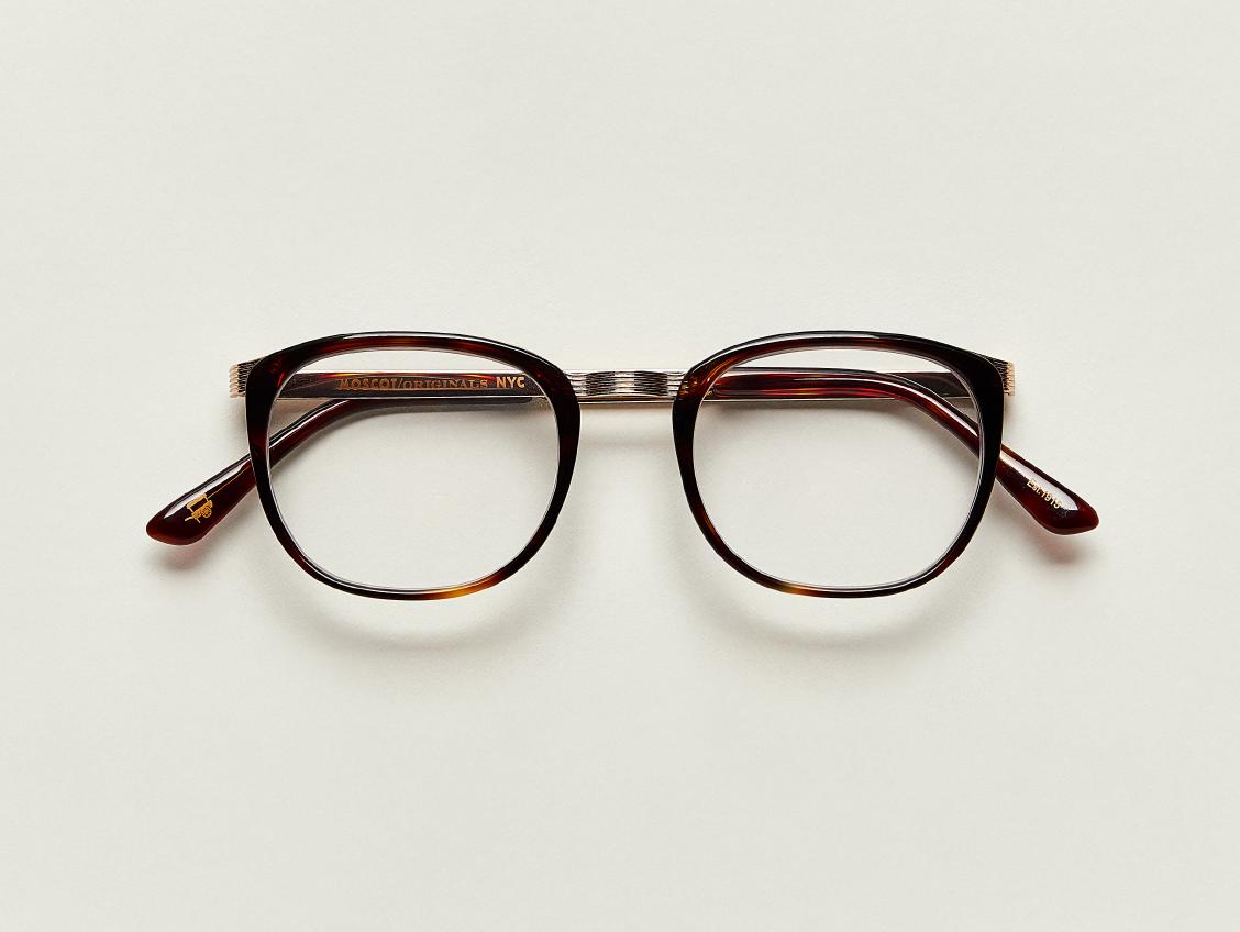 Moscot BRUDE BURNT TORTOISE/GOLD