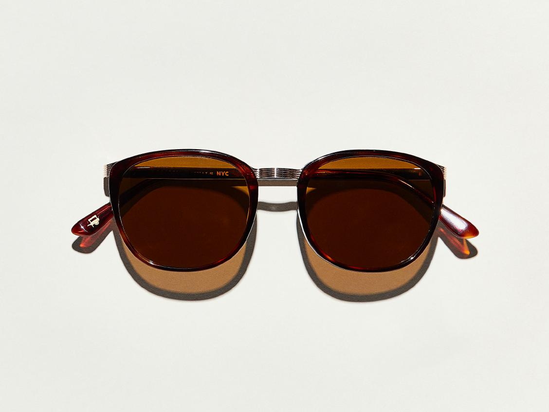 Moscot BRUDE SUN BURNT TORTOISE/GOLD