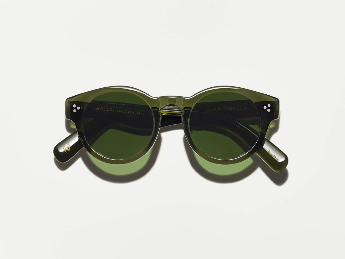 Солнцезащитные очки Moscot GRUNYA SUN DARK GREEN