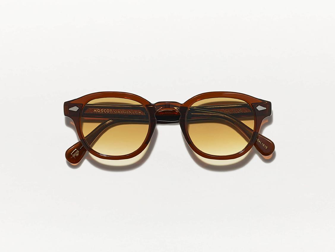 Солнцезащитные очки Moscot LEMTOSH MONOCHROME BROWN