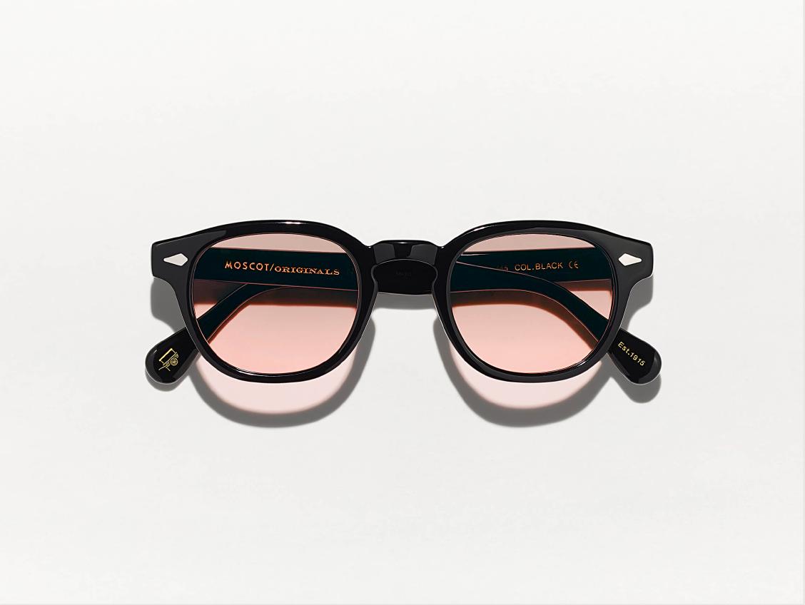 Moscot LEMTOSH BLACK NEW YORK ROSE