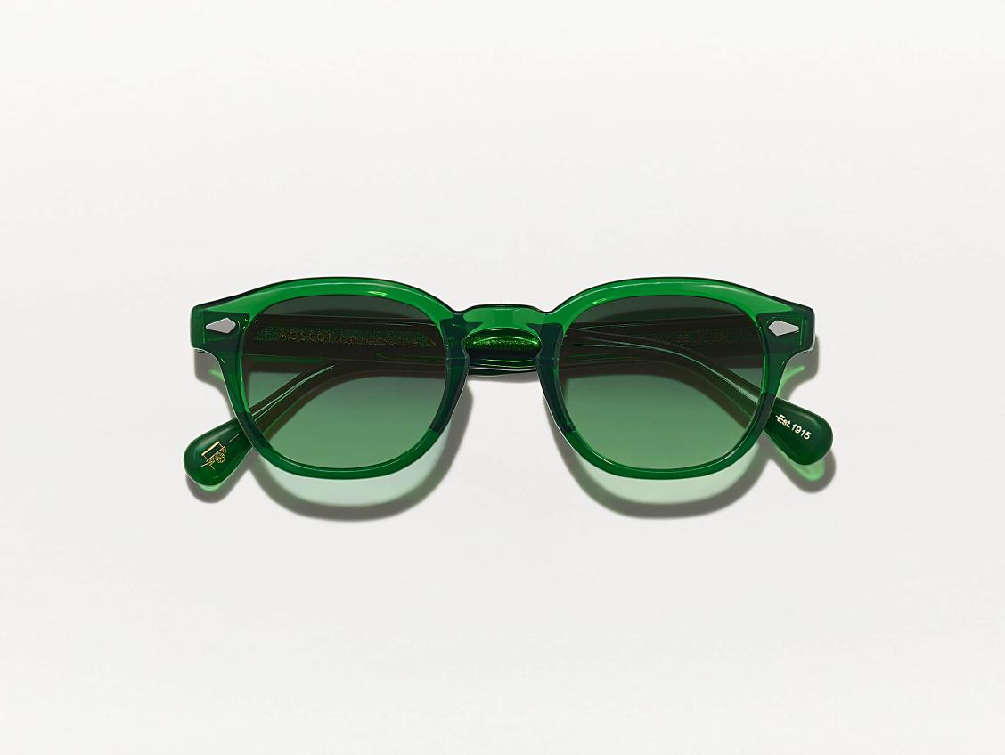 Солнцезащитные очки Moscot LEMTOSH MONOCHROME EMERALD