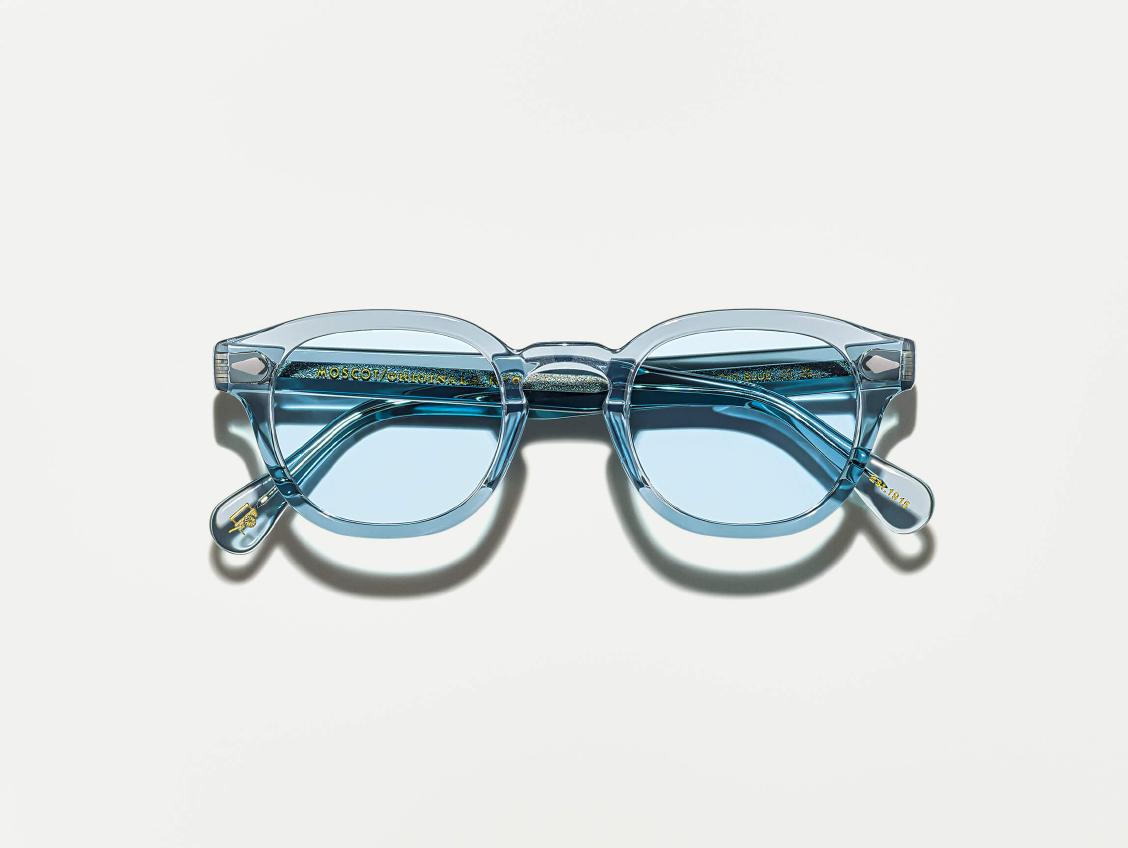 Солнцезащитные очки Moscot LEMTOSH MONOCHROME LIGHT BLUE