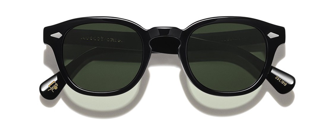 Солнцезащитные очки Moscot LEMTOSH SUN BLACK G15