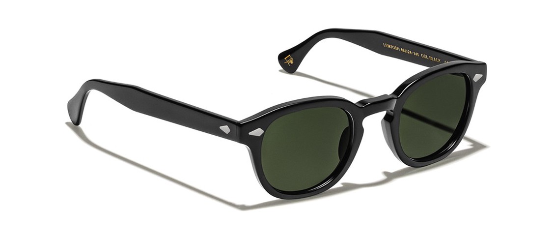Солнцезащитные очки Moscot LEMTOSH SUN BLACK G15
