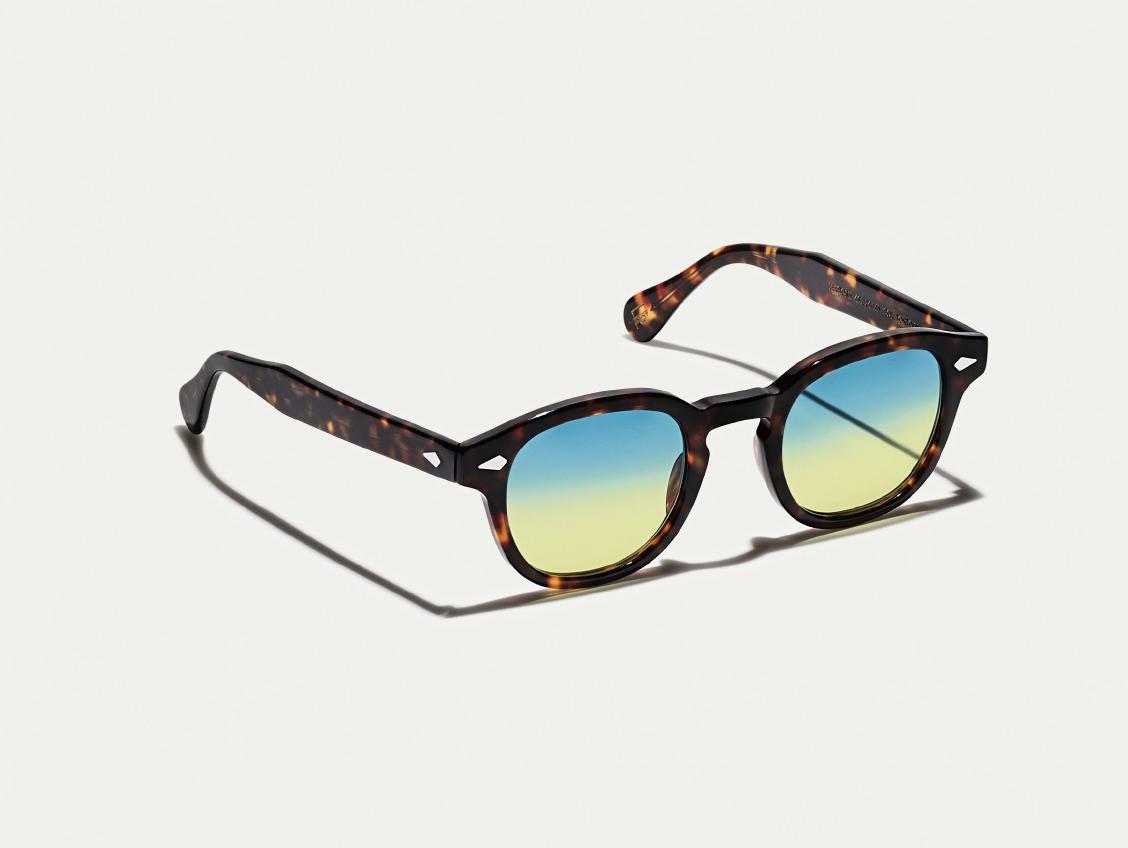 Moscot LEMTOSH TORTOISE AQUA SUNRISE