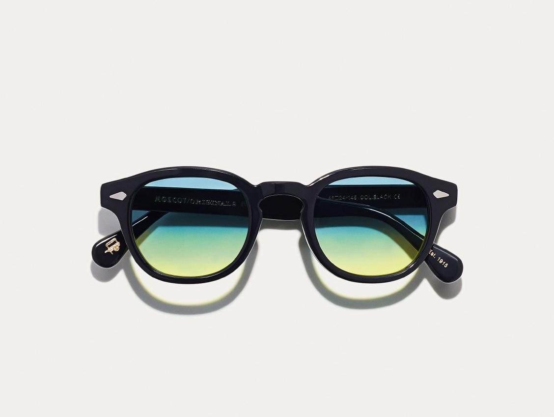 Moscot LEMTOSH BLACK AQUA SUNRISE