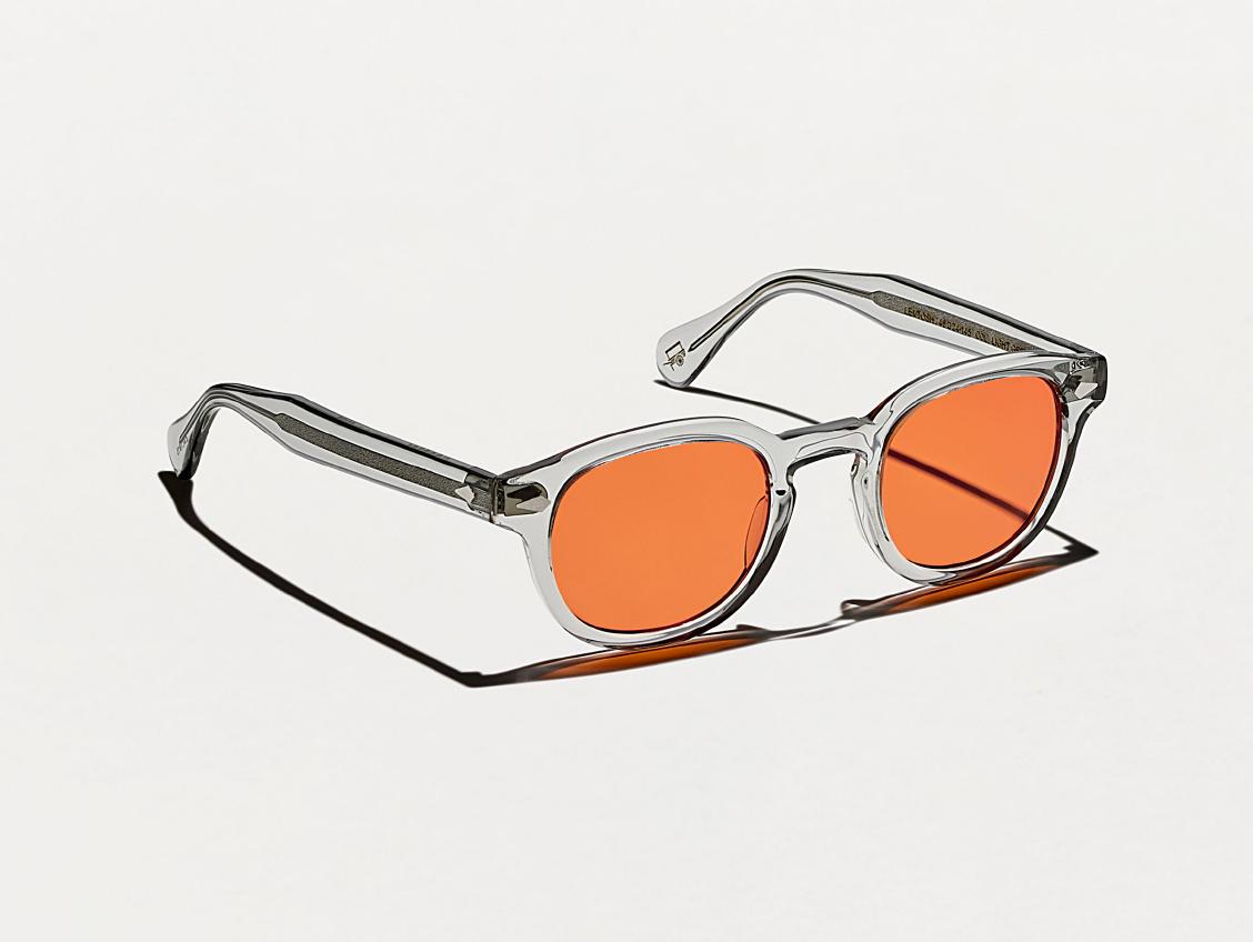 Moscot LEMTOSH LIGHT GREY WOODSTOCK ORANGE