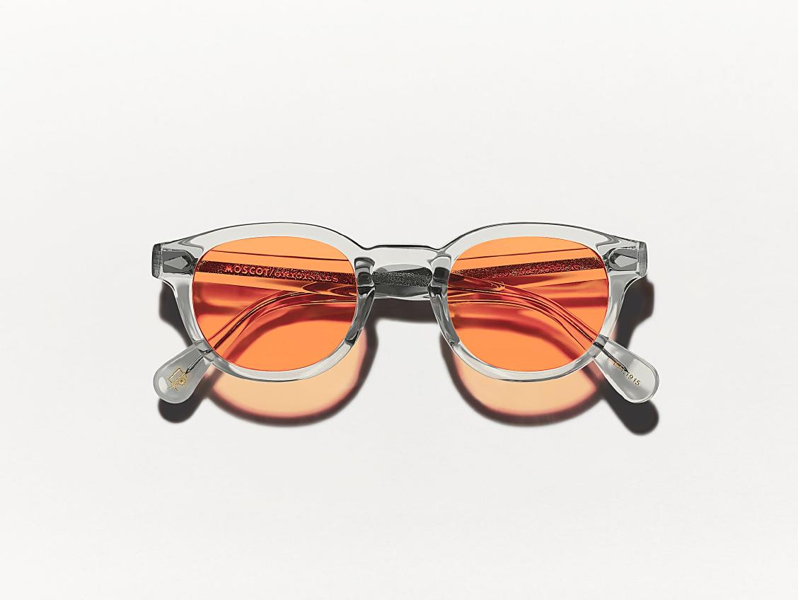 Moscot LEMTOSH LIGHT GREY WOODSTOCK ORANGE