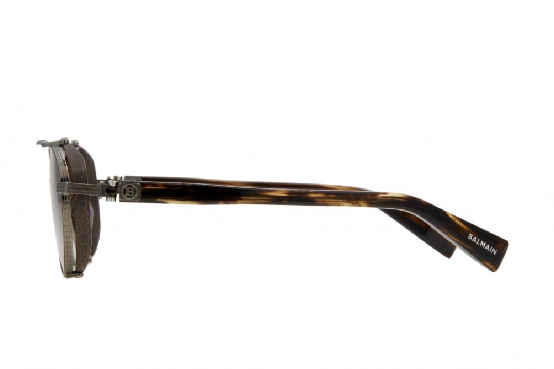 Солнцезащитные очки Balmain Brigade - Iv BPS 120 B BLK-BRN