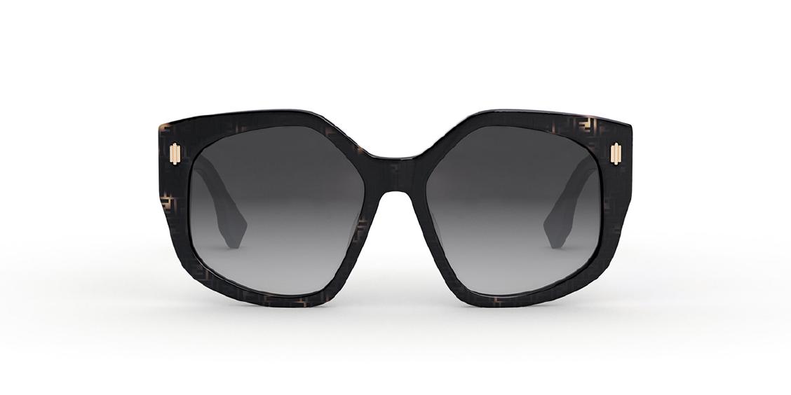 Солнцезащитные очки Fendi FE40017F 55B