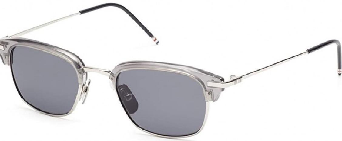 Thom Browne TB-707-B-T-GRY-SLV-50