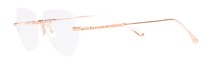 Оптическая оправа Anna-Karin Karlsson Crystal Nest Optical Pilot Rose Gold