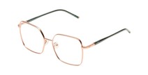 Оптическая оправа KOMONO Audrey Rose Gold Matte Emerald