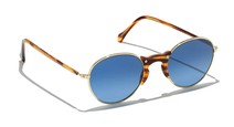 Солнцезащитные очки L.G.R. Didessa Gold/Havana Fiammato Matt 02 Blue HD