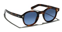 Солнцезащитные очки L.G.R. Djibouti Bold Havana Maculato 39 Blue HD