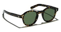 Солнцезащитные очки L.G.R. Djibouti Bold Havana Scuro 09 Green