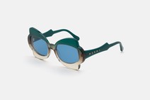 Солнцезащитные очки Marni Monumental Gate Green Fade
