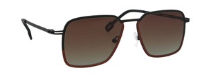 Солнцезащитные очки Odette Lunettes Donovan Sun Black/Red