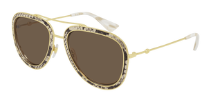 Солнцезащитные очки Gucci GG0062S LEATHER 001