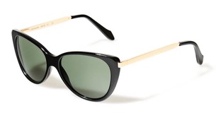 Солнцезащитные очки L.G.R. Alexandria CM Black/Gold 01 Green