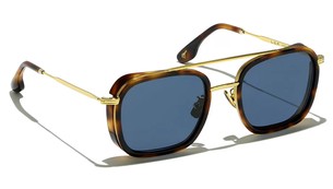 Солнцезащитные очки L.G.R. Askari Gold/Havana Maculato 39 Blue