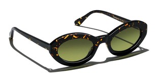 Солнцезащитные очки L.G.R. Dawa Black/Havana Scuro 09B Green Vintage