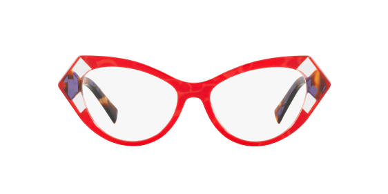 Alain Mikli Isabeau 3108 Eyeglasses 002 Red Women Red Butterfly