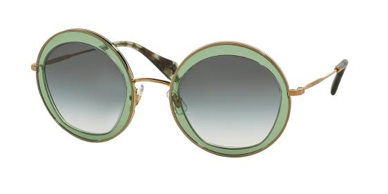 Miu miu green sunglasses cheap