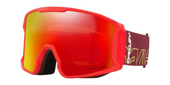 Oakley line miner red top
