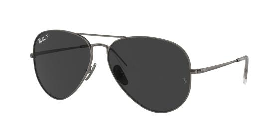 Blacked out ray ban aviators top