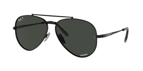 Aviator titanium polarized shop