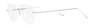 Оптическая оправа Anna-Karin Karlsson Crystal Nest Optical Pilot White Gold
