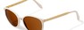 Солнцезащитные очки L.G.R. Keren CM White Cream/Gold Matt 26 Sunbrown