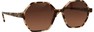 Солнцезащитные очки Odette Lunettes Clarkson Sun Brown/Havana/Pink