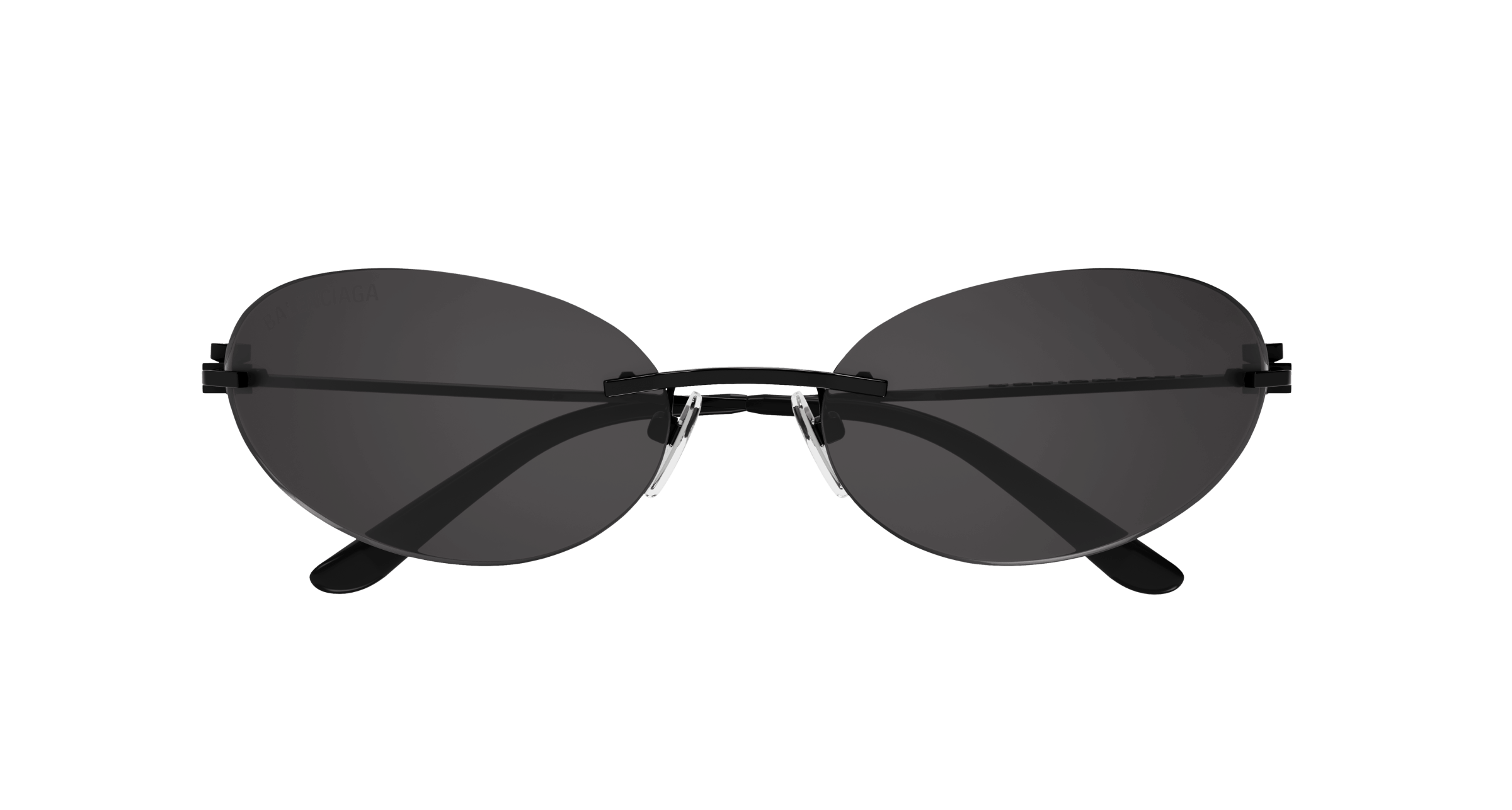 Balenciaga BB0179S-003 Sunglasses Pre-owned Balenciaga Glasant 0179 Ruthenium Silver Mirrored  main image 3
