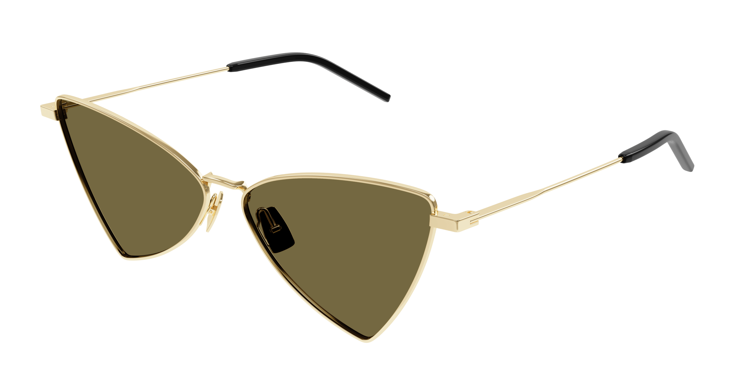 NEW SL303 JERRY 011 SAINT LAURENT SUNGLASSES GOLD WOMEN EYEWEAR SL 303 JERRY 011 Saint Laurent SL 303 JERRY Sunglasses 010 Shiny Silver - eye  main image 3