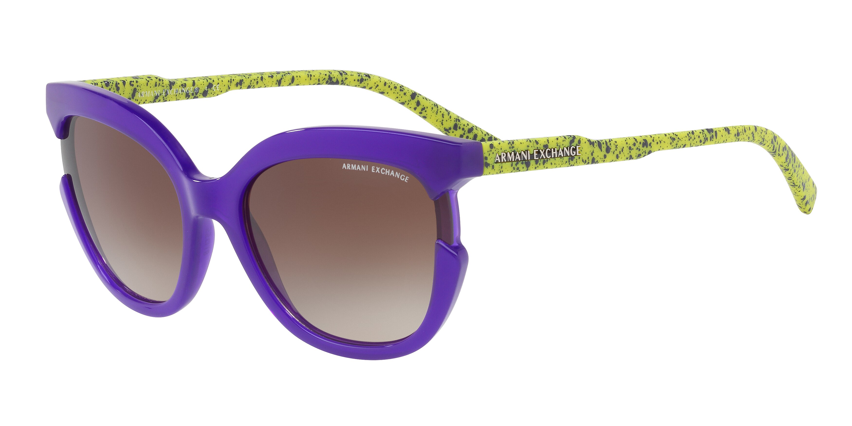 Armani Exchange Women’s AX4065S Sunglasses - 822213 Opal Violet / Brown Gradient Солнцезащитные очки Armani Exchange AX4065S 822213 купить в  main image 2