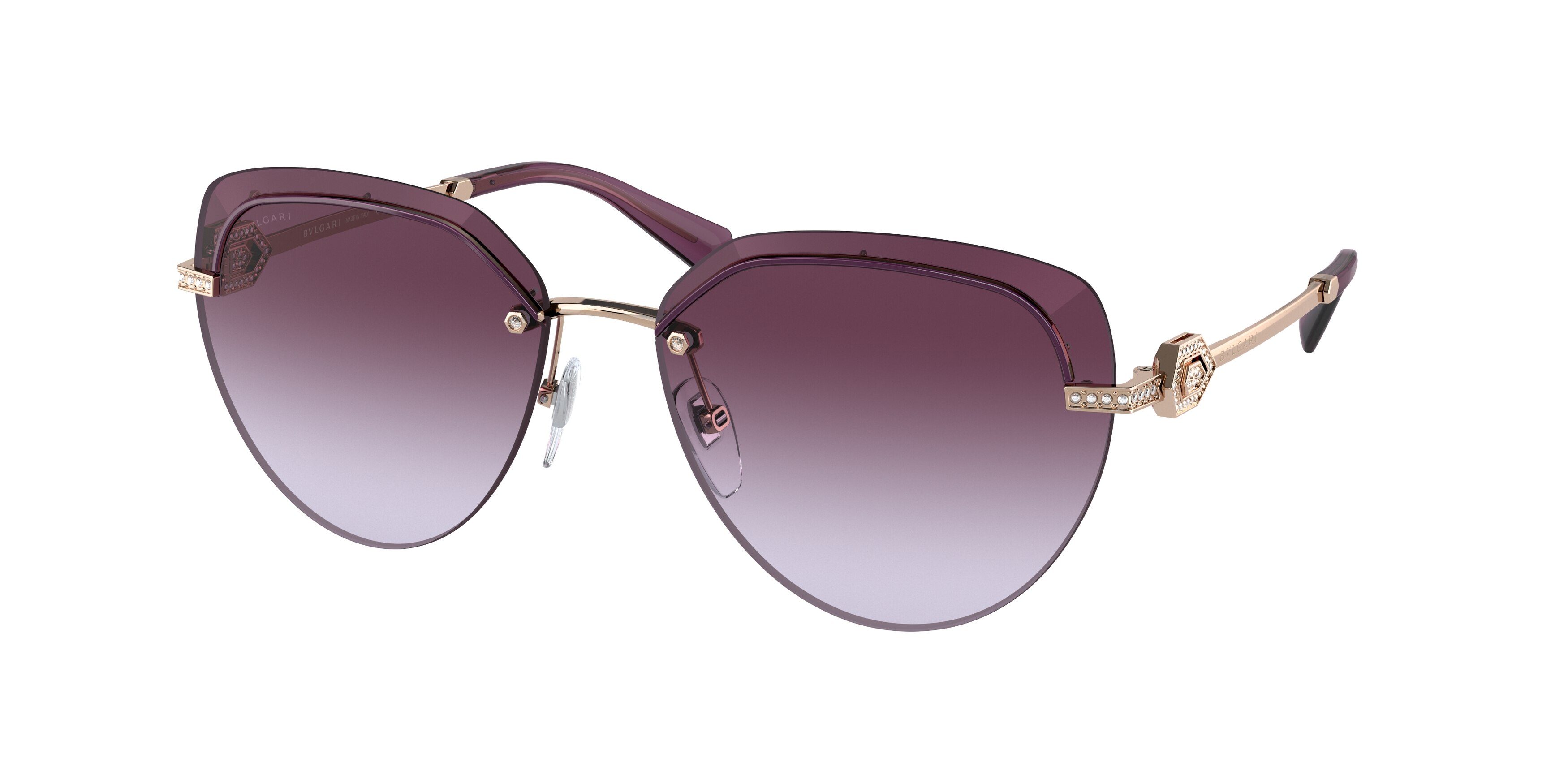 Bvlgari BV6154B 20148H Pink Gold purple