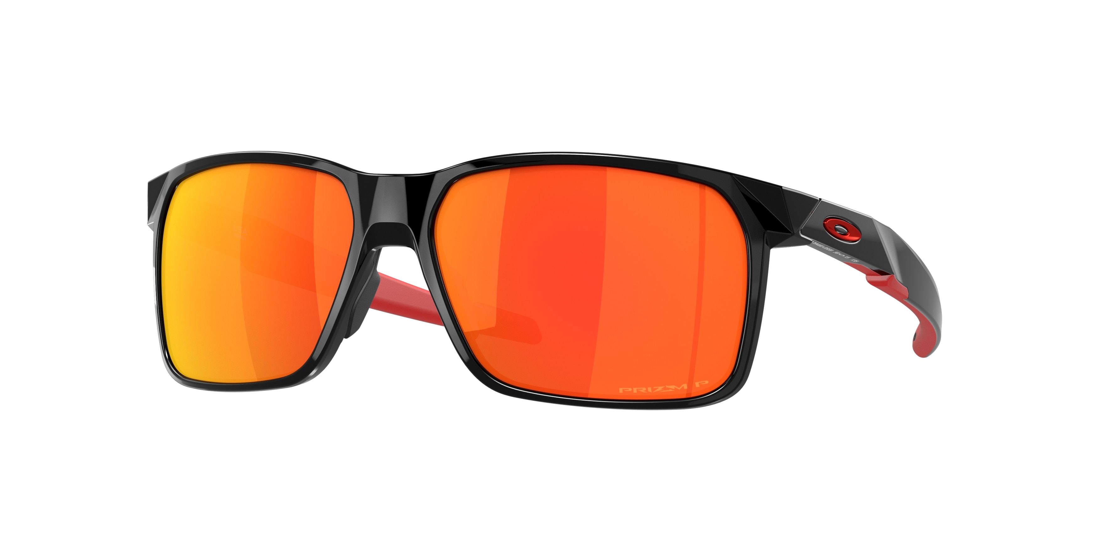 Oakley Portal X Polished Black Prizm Ruby Polarized