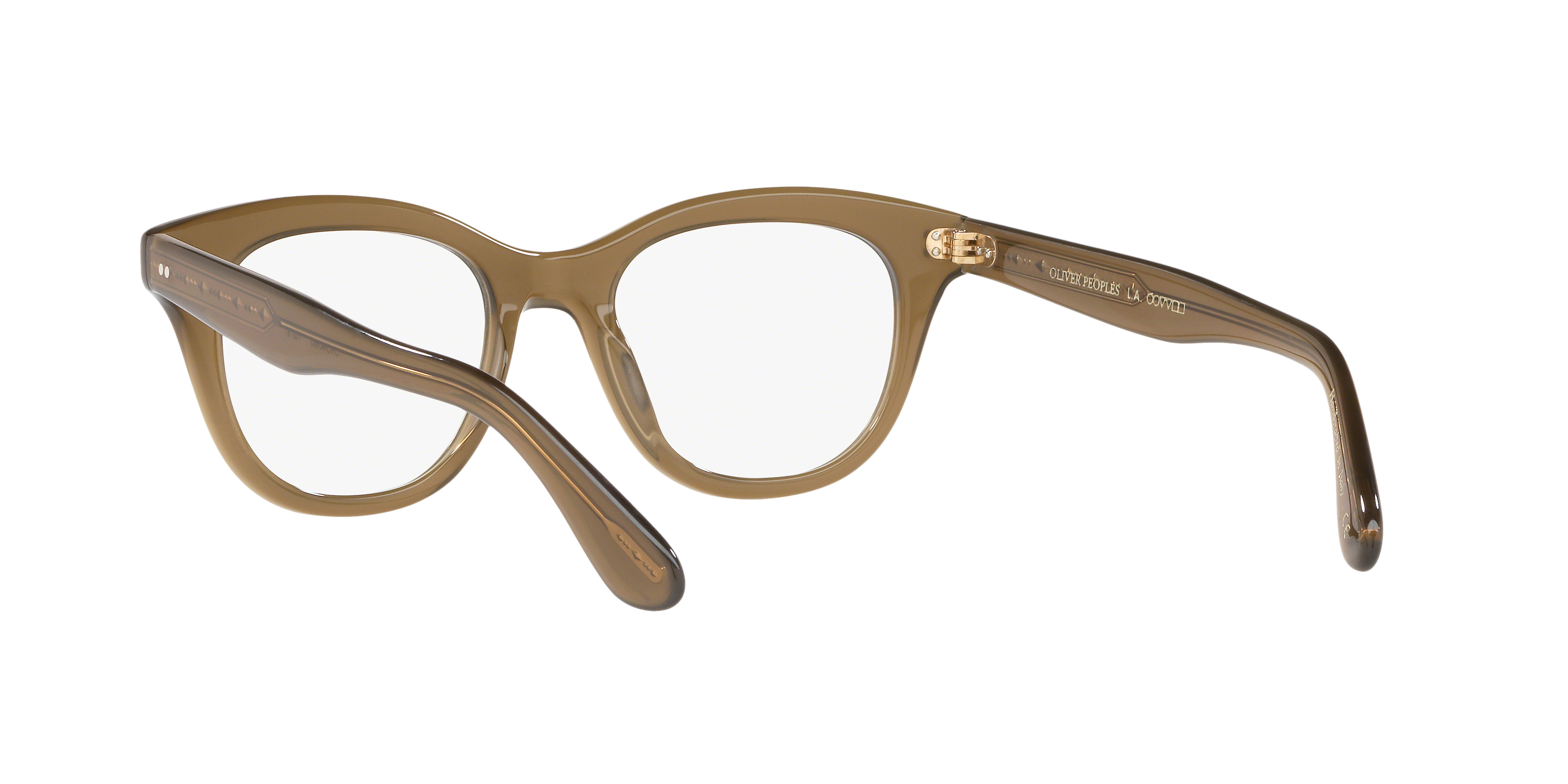 Oliver Peoples Netta 0OV5408U transparent light silk eyeglasses with case. New Oliver Peoples Tiello with Linen frame | Oliver Peoples® US main image 2