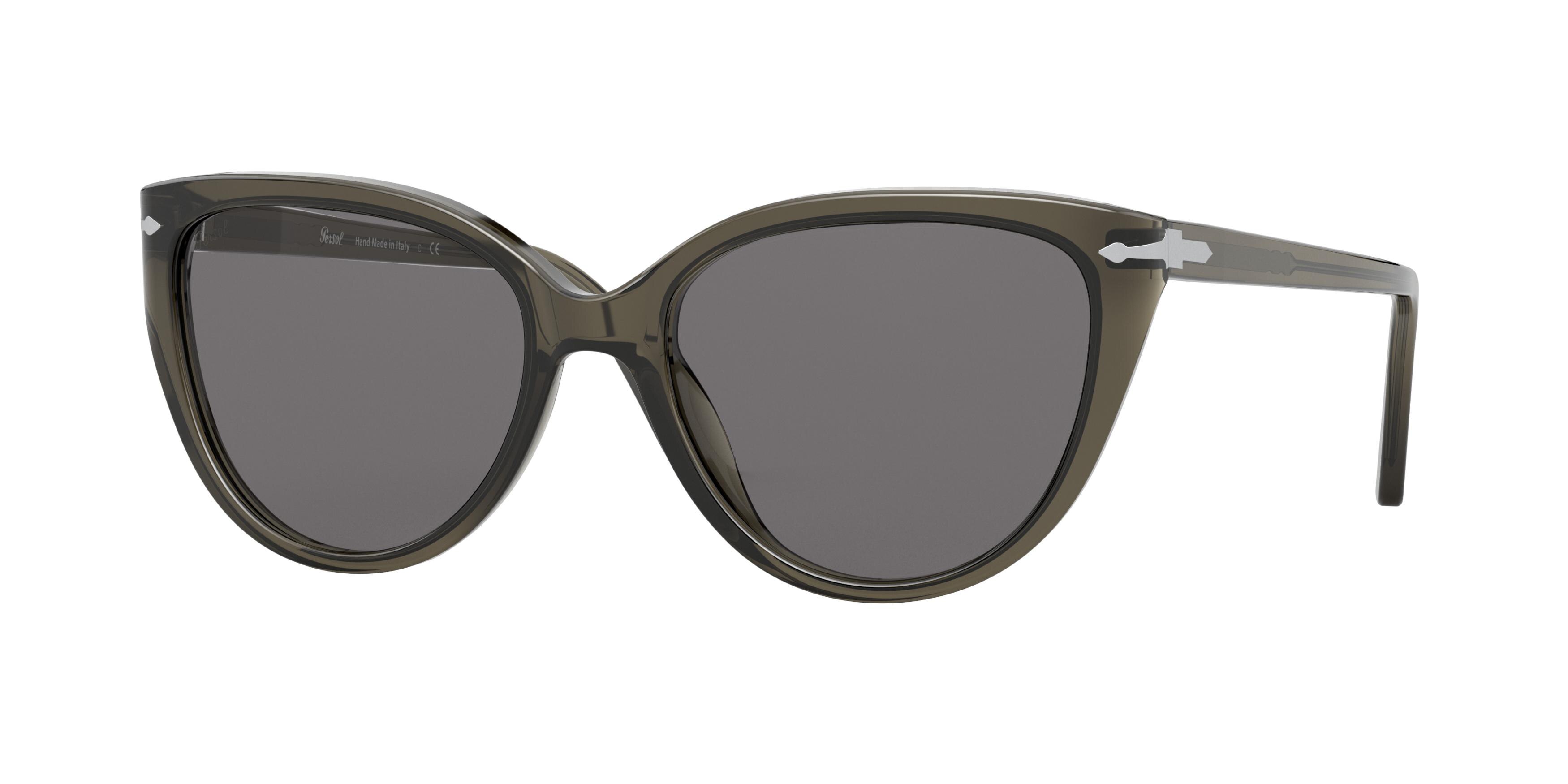 Persol PO3251S Grey Cat-Eye Sunglasses Persol PO3292S S (50 - 21) with Blue lenses and Grey frame  main image 2
