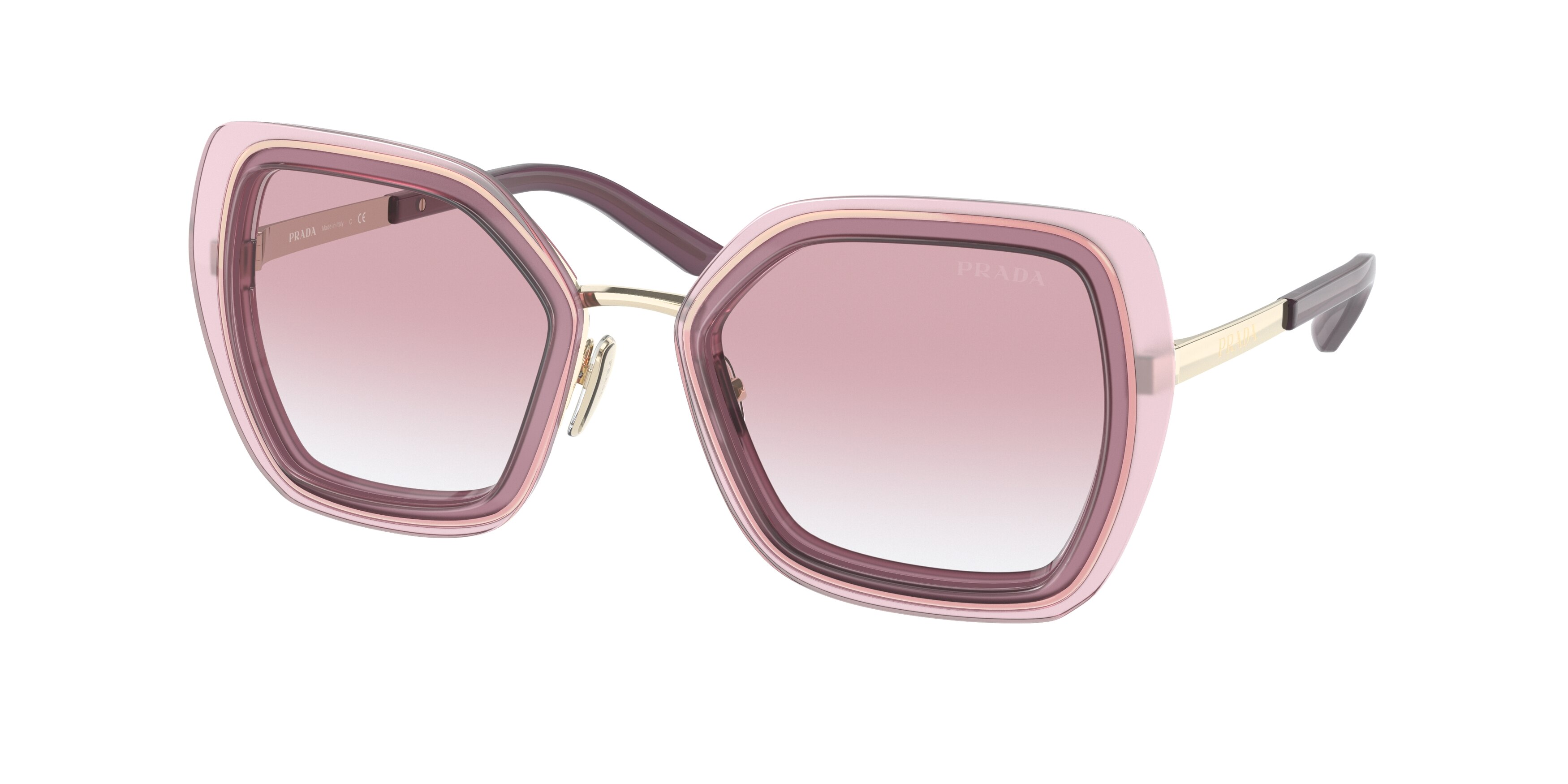 Prada PR53YS-05Y02O-53 53mm New Sunglasses Prada PR 14YS 1AB5S0 53 Sunglasses | Bassol Optic United States main image 3