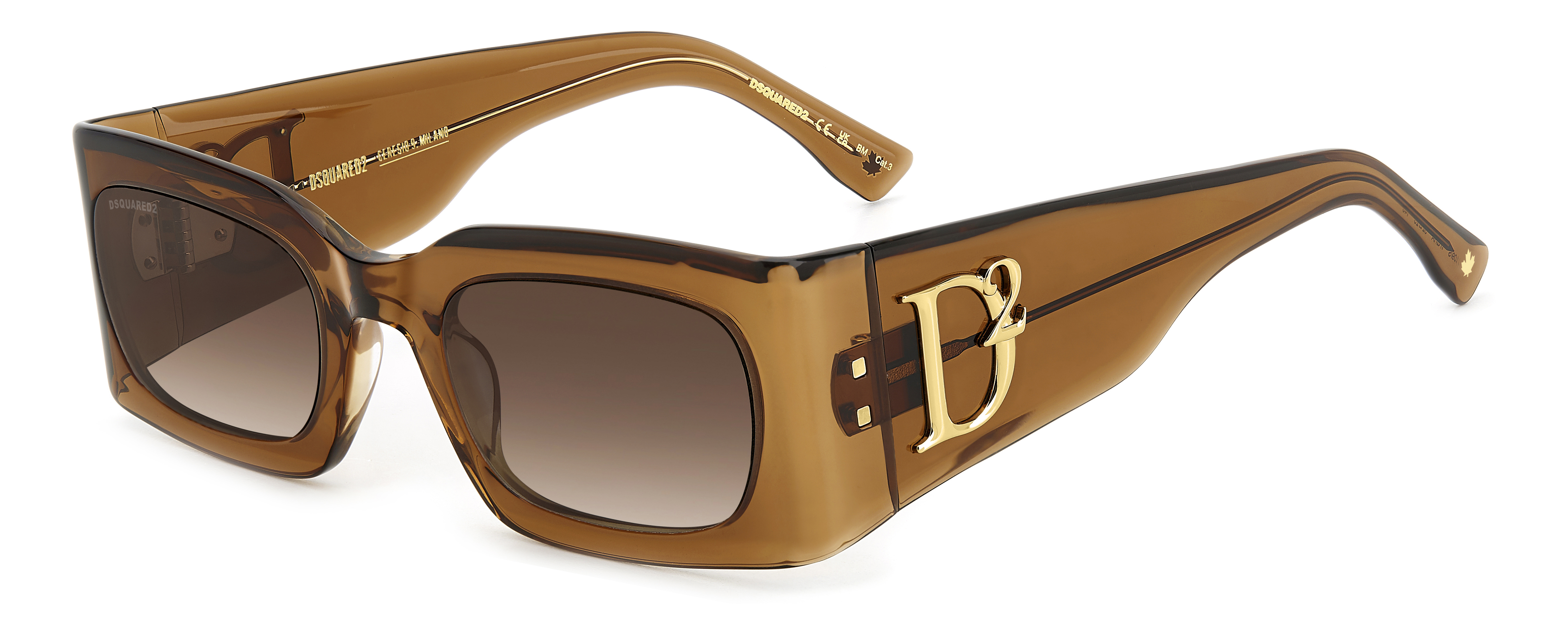 DSquared2 D2 0109/S - S2N HA Sunglasses in Violet Beige Dsquared2 Sunglasses & Sunglasses Accessories for Women for  main image 2