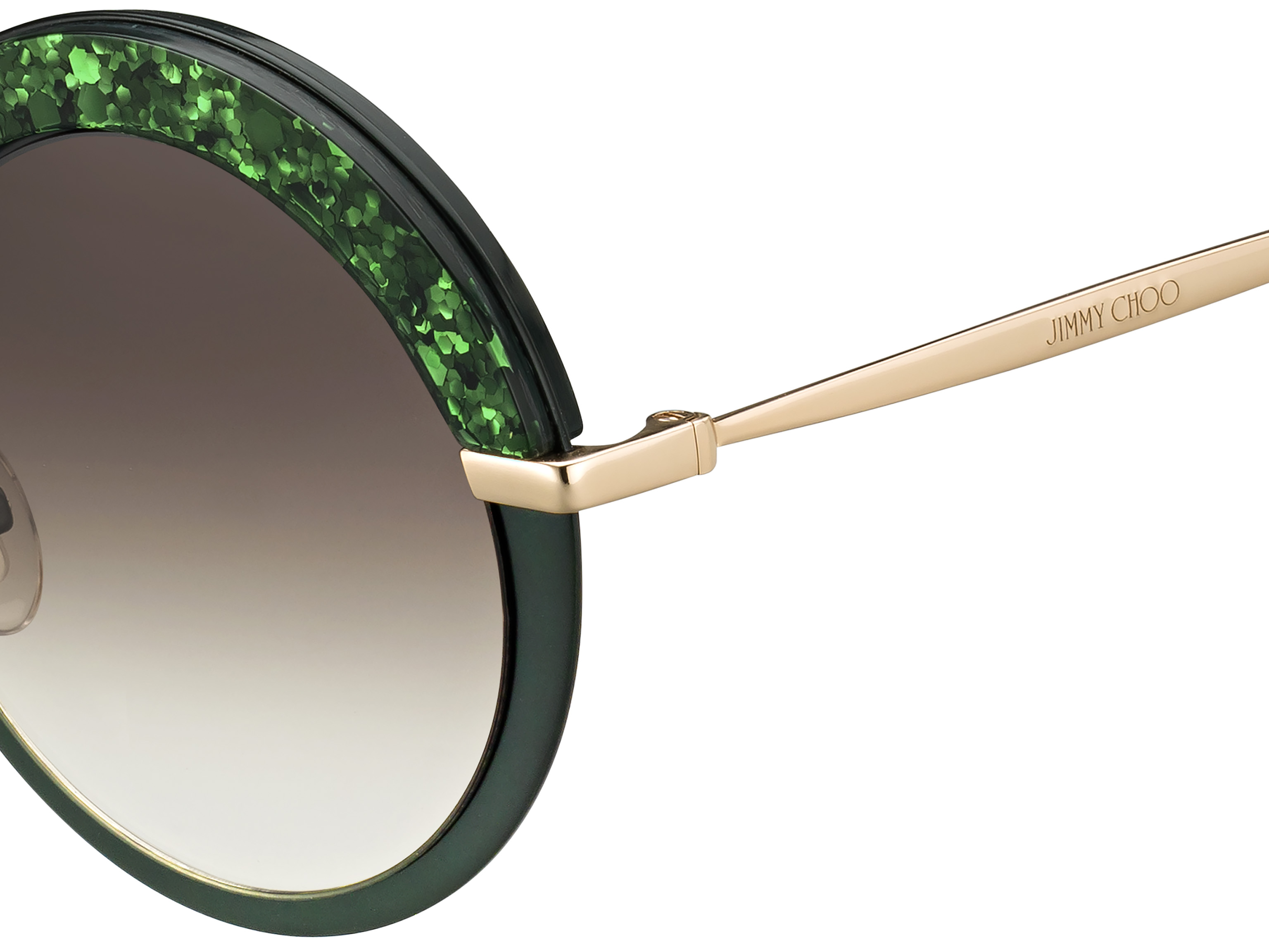 Jimmy Choo Gotha S 3W5JS JIMMY CHOO Grey Gradient Round Sunglasses GOTHA/S 509C 50  main image 2