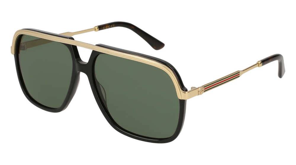 Gucci gg0200s on sale black gold 001