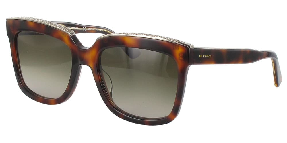 ETRO Sunglasses ET661S Etro Mod. SE 9760 51 Col. B46 Crystal Blue Horn Frame Yellow  main image 3
